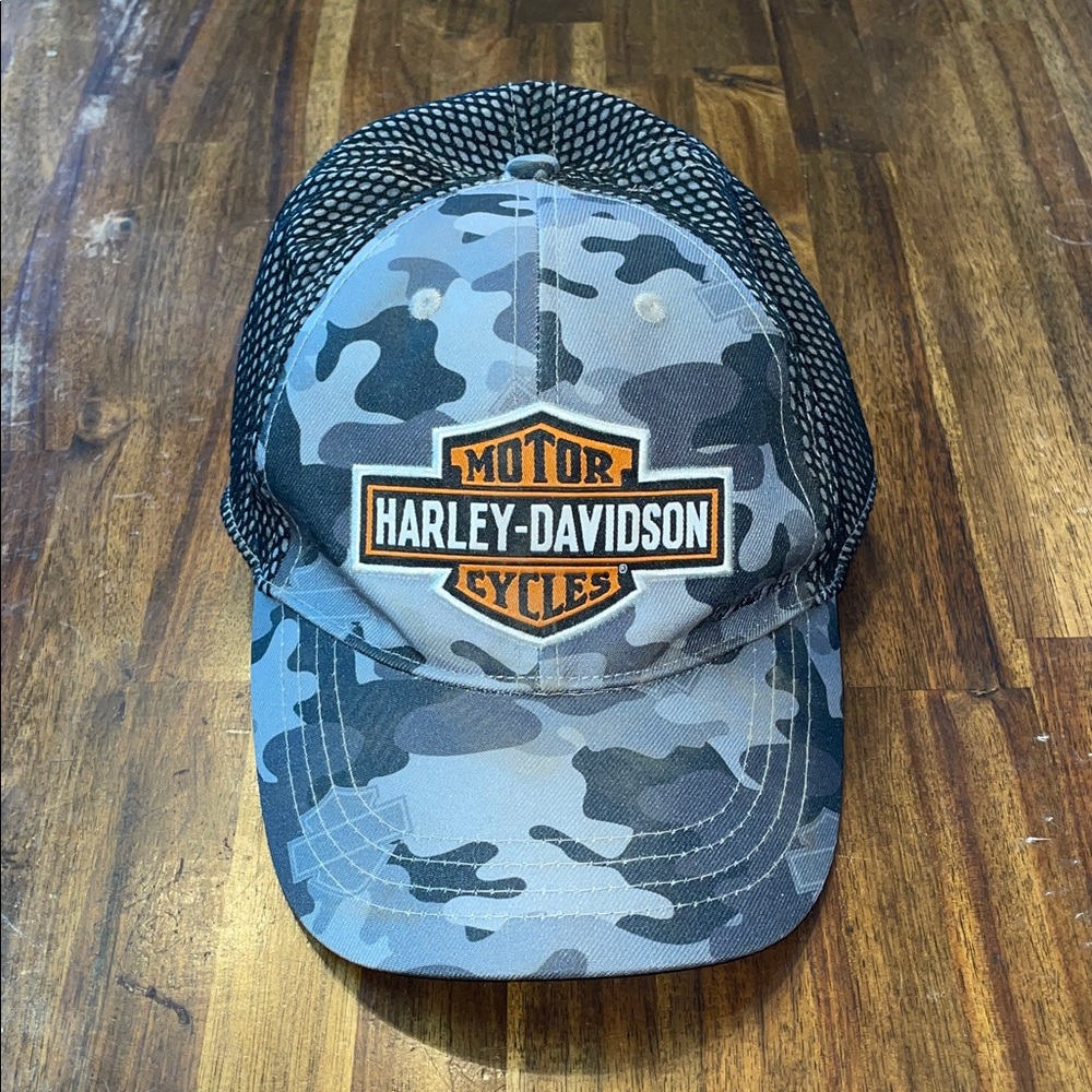 Harley Davidson Camo Hat